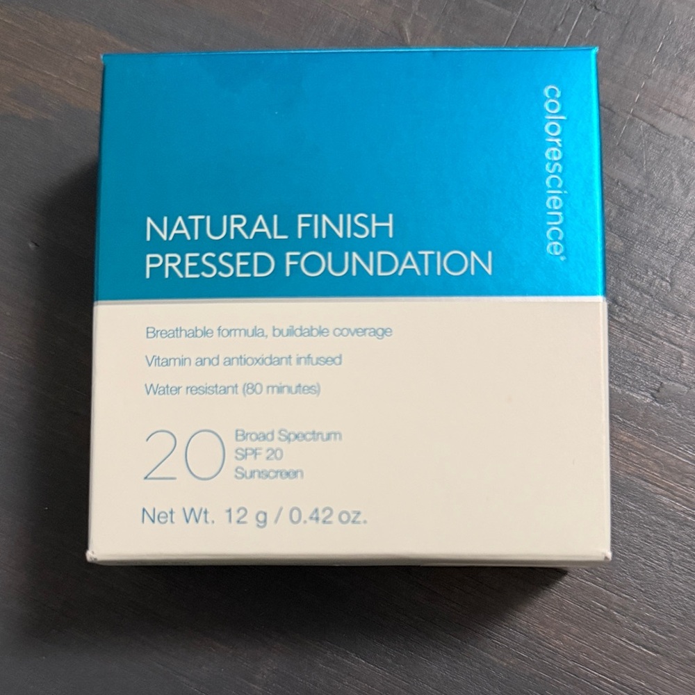 Natural Finish Pressed Foundation - tan golden
